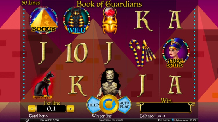 Игровой автомат «Book Of Guardians» на официальном сайте казино Вулкан Старс