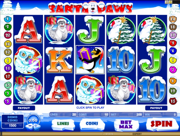 Онлайн слоты «Santa Paws» в казино Вавада